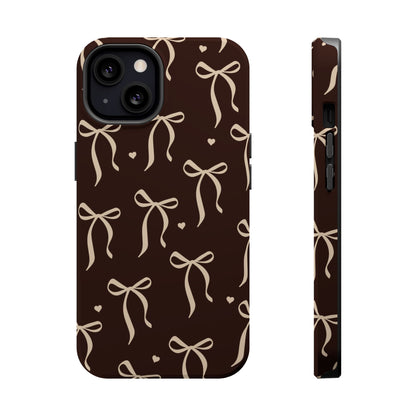 Chocolate Bows iPhone Case