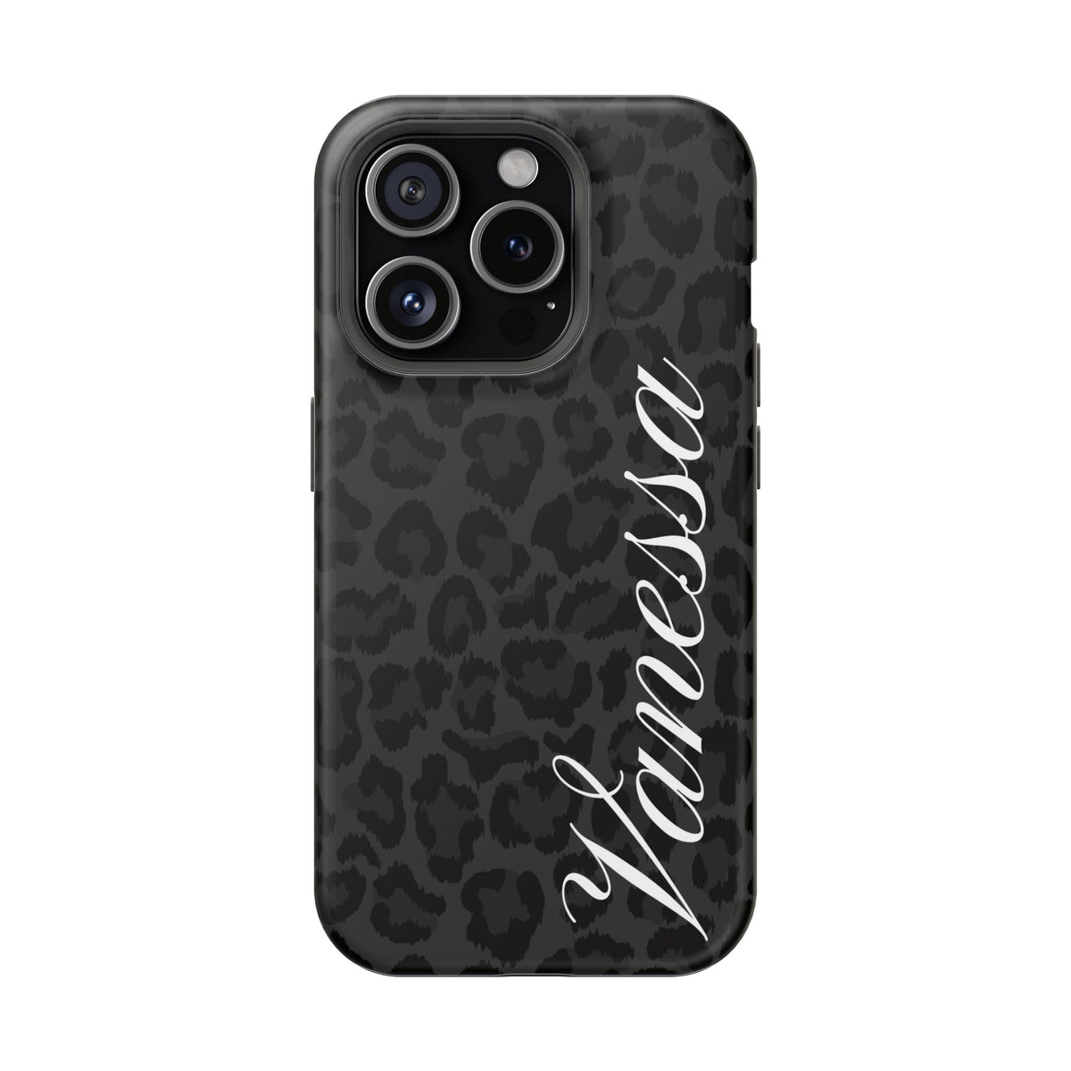 Custom Black Leopard iPhone Case