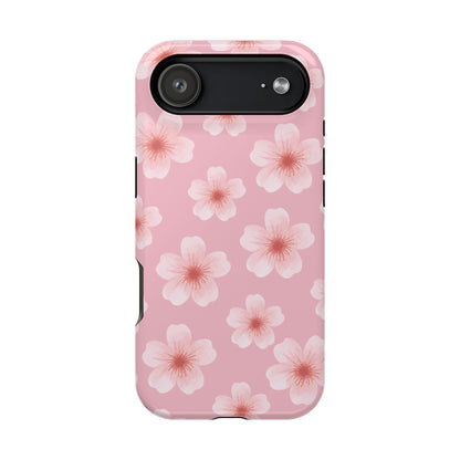Pink Cherry Blossoms iPhone Case