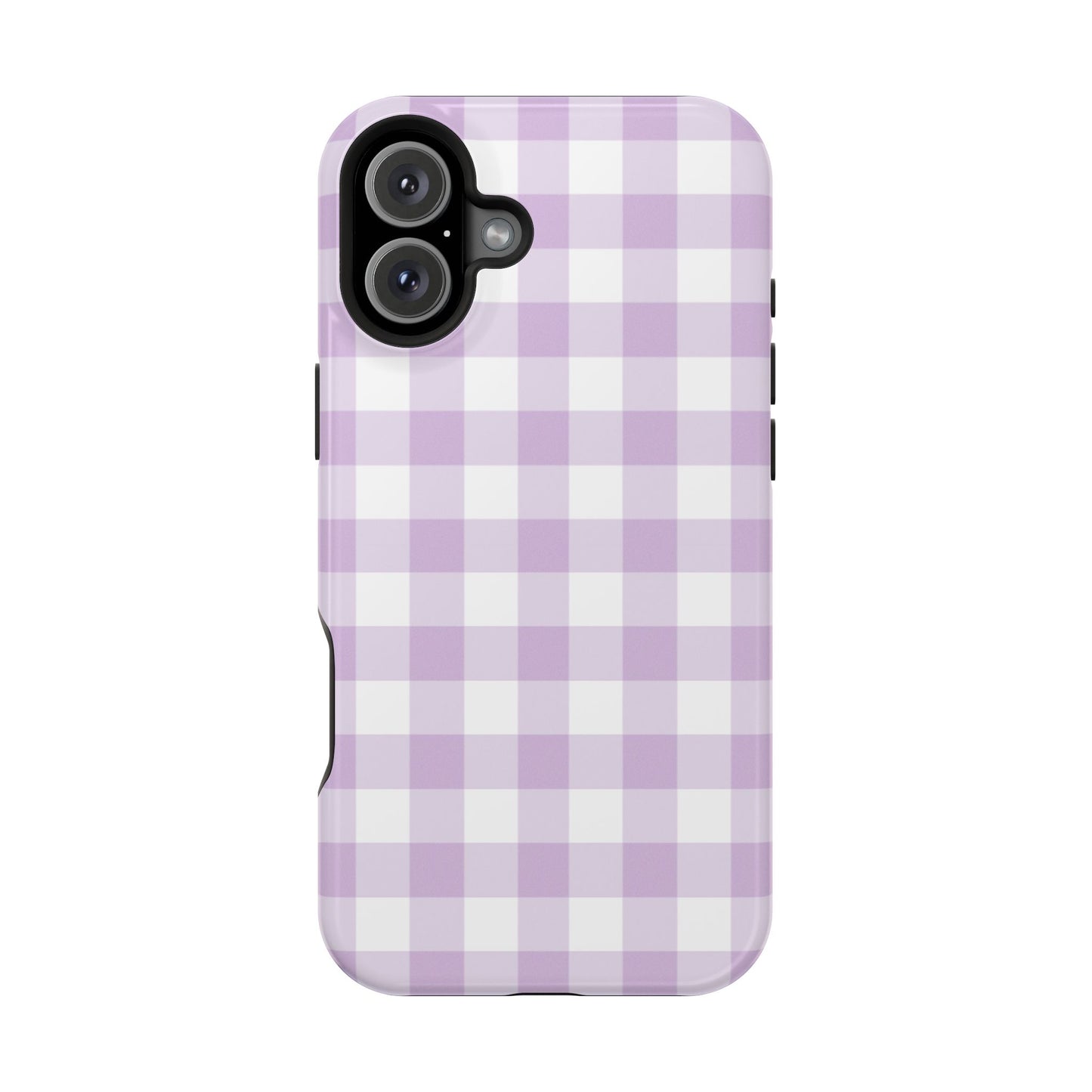Purple Gingham iPhone Case