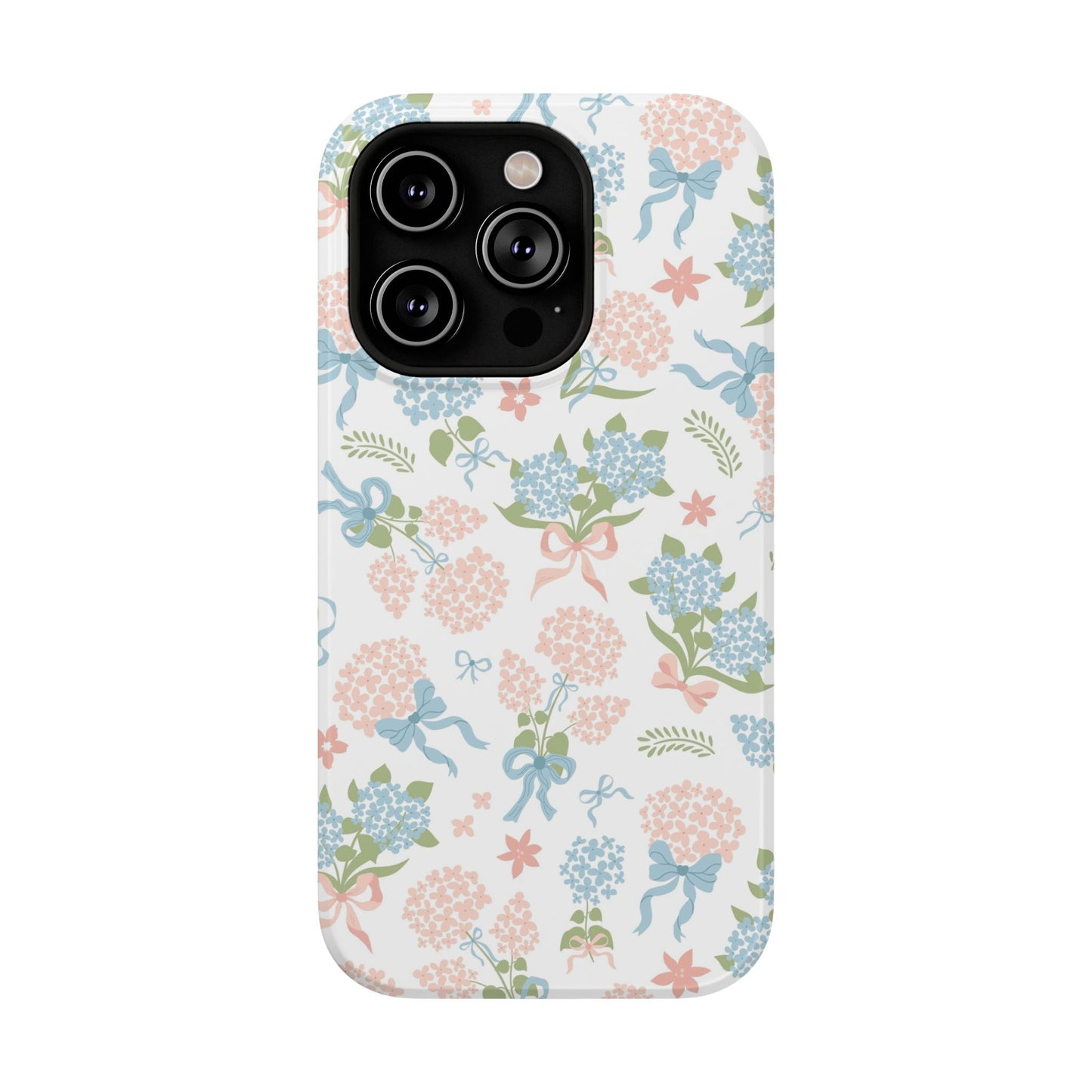 Hydrangea Bows iPhone Case