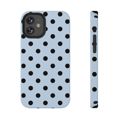 Blue Polka Dots iPhone Case