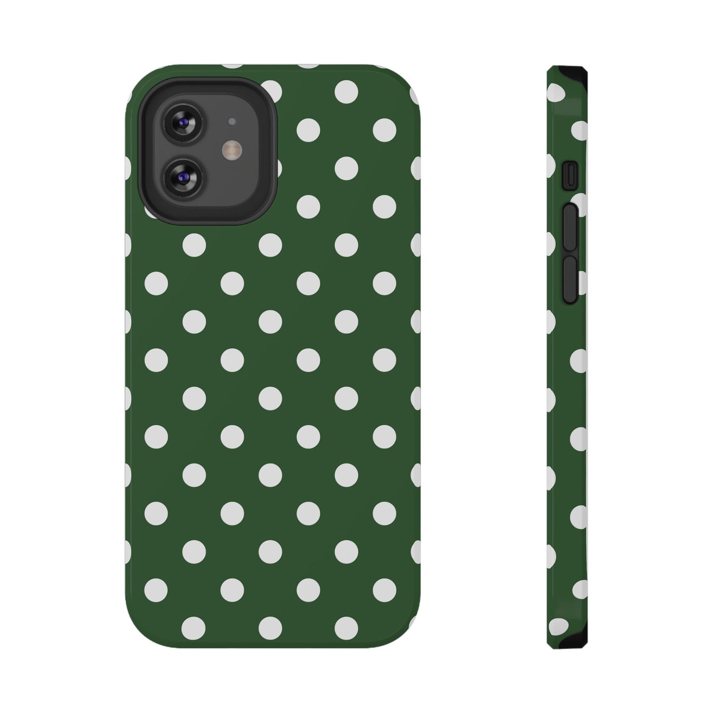 Green Polka Dots iPhone Case