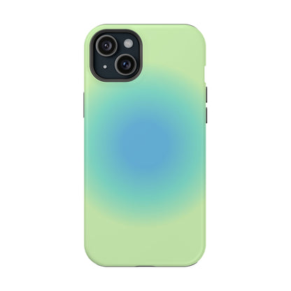 Blue & Green Aura iPhone Case