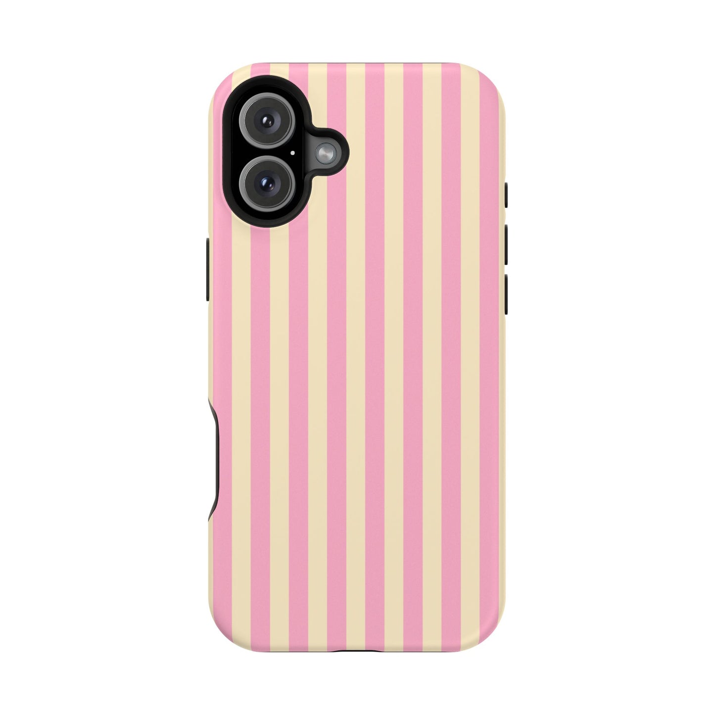 Lemon Sugar Stripes iPhone Case