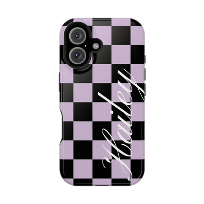 Custom Witchy Checkered iPhone Case