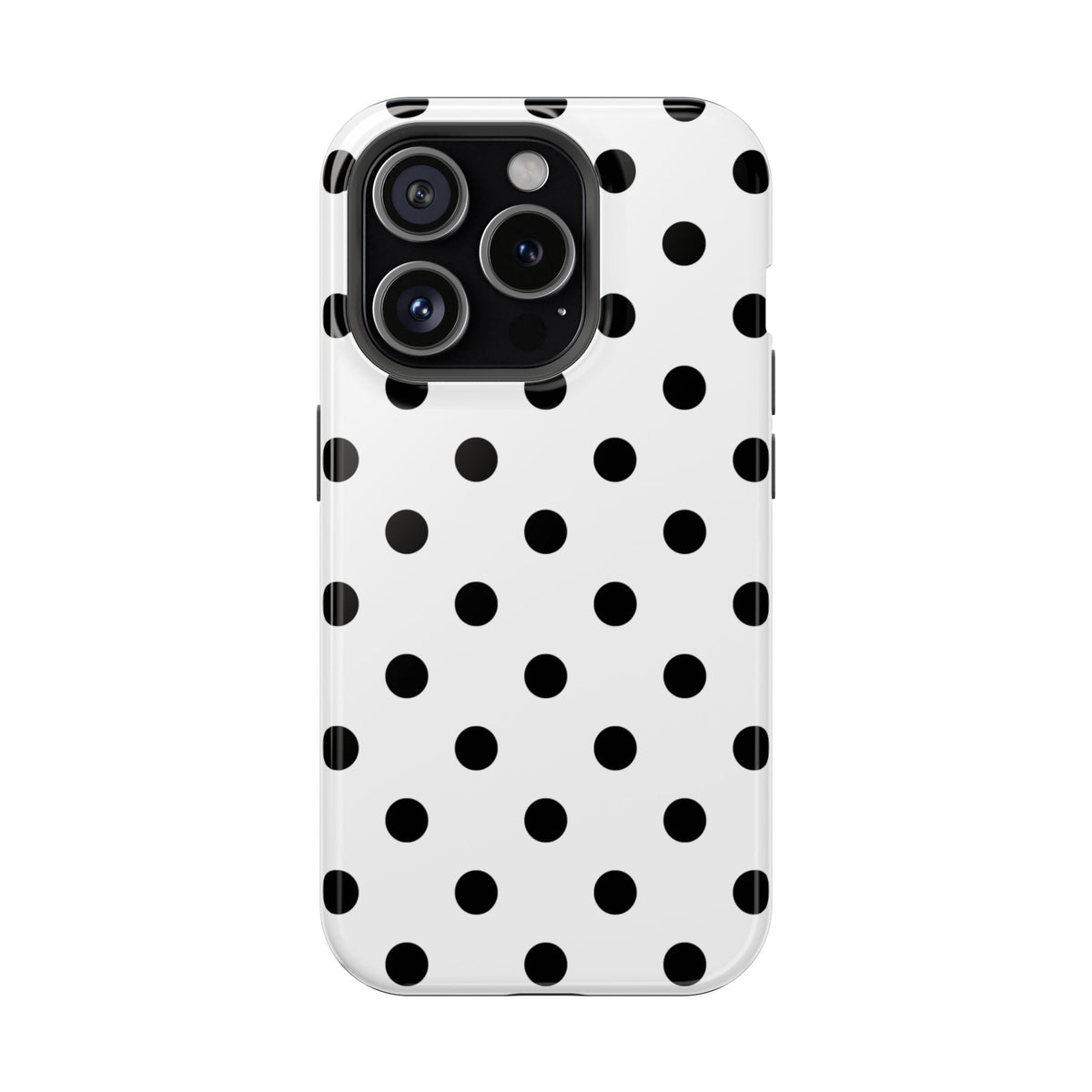 Black Polka Dots iPhone Case