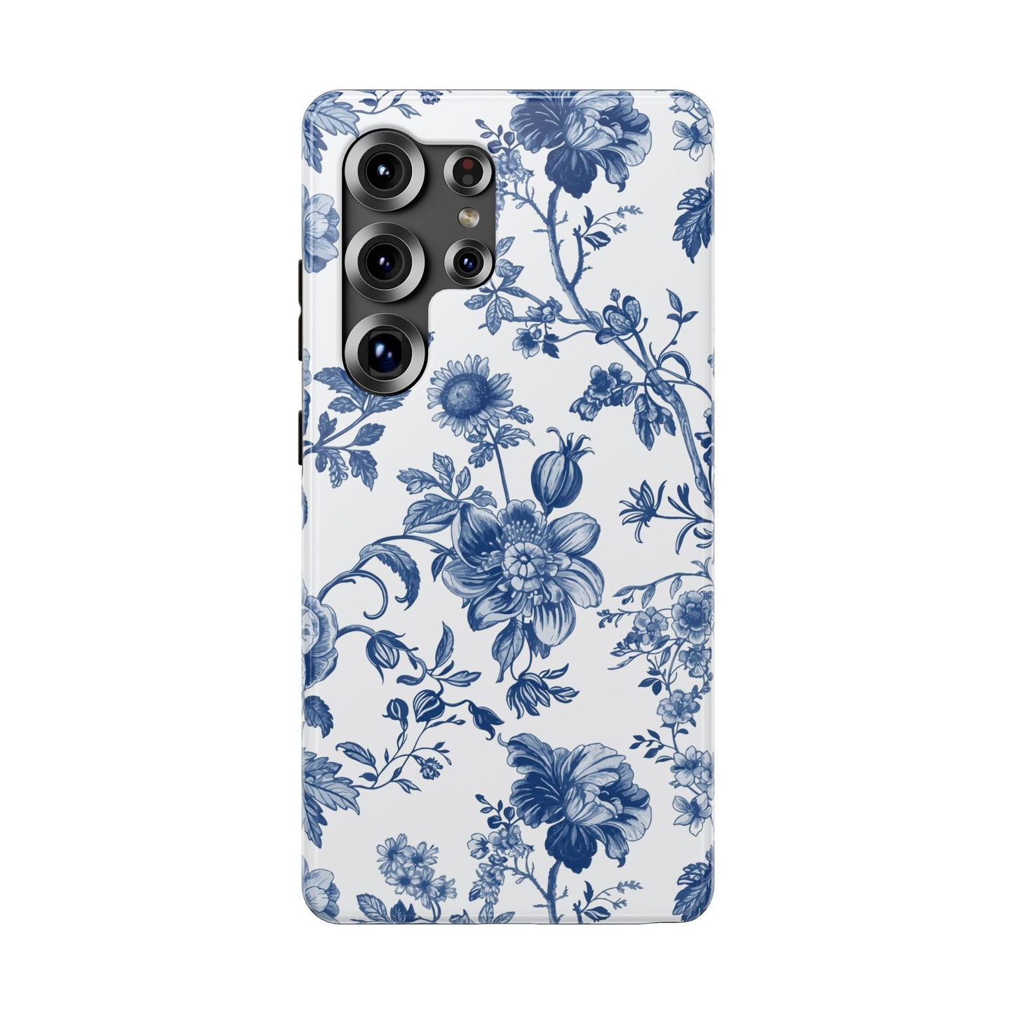 French Navy Toile Samsung Case