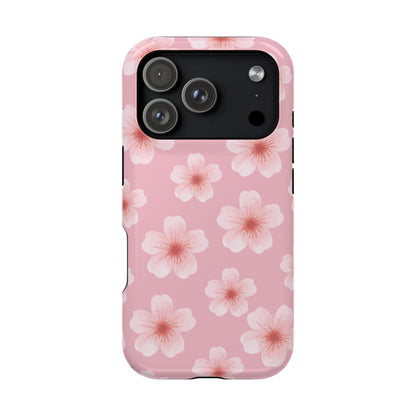 Pink Cherry Blossoms iPhone Case