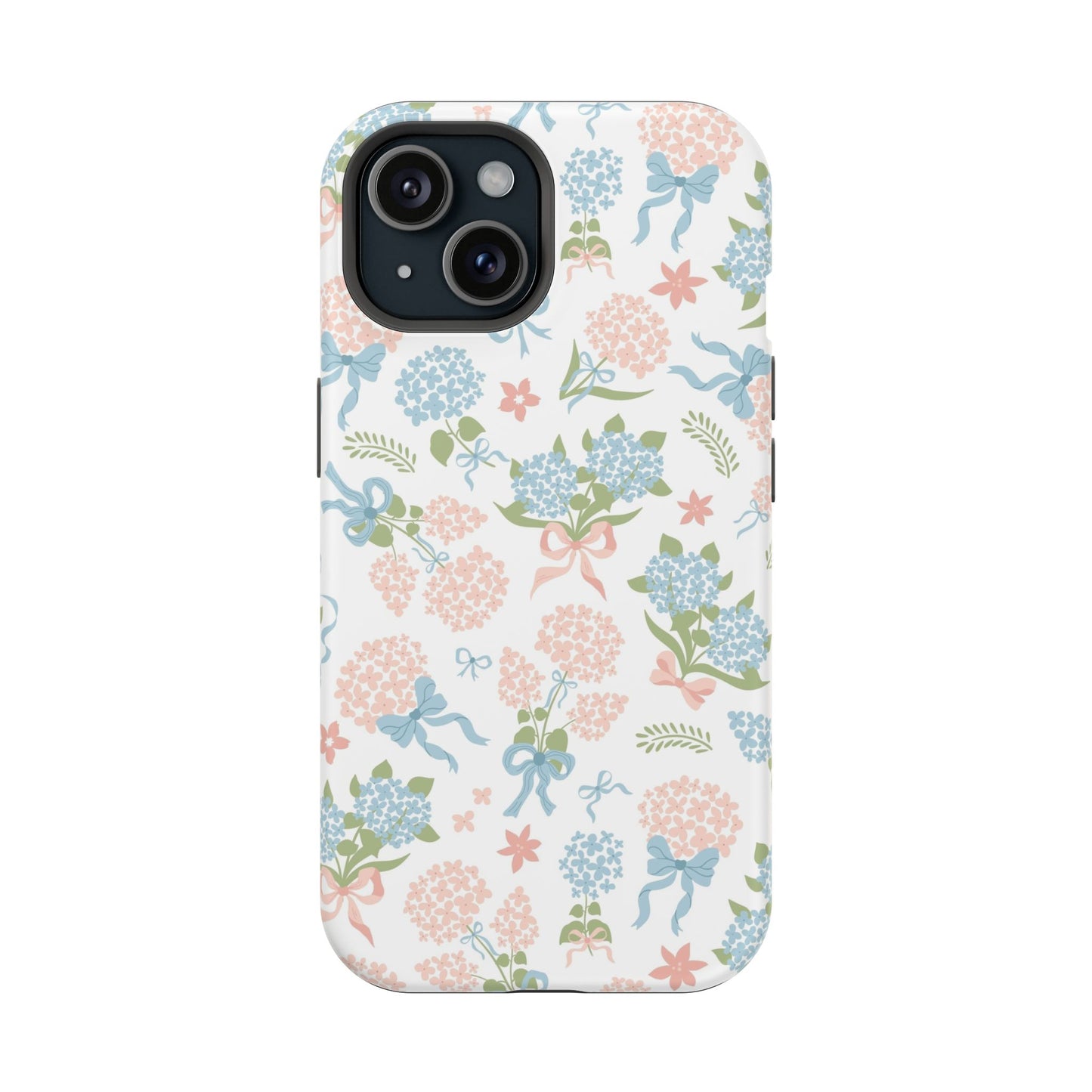 Hydrangea Bows iPhone Case