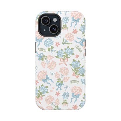 Hydrangea Bows iPhone Case