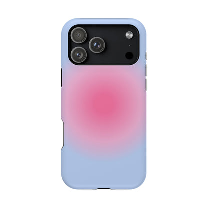 Pink & Blue Aura iPhone Case