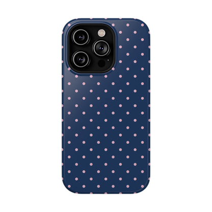 Periwinkle Mini Dots iPhone Case