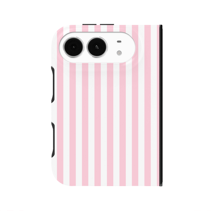 Pink Picnic Stripes iPhone Case