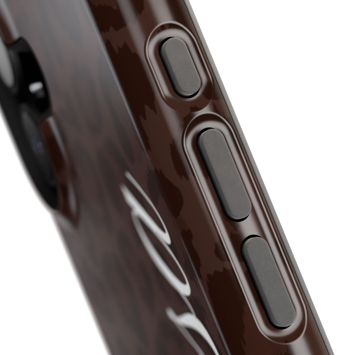 Custom Mocha Leopard iPhone Case