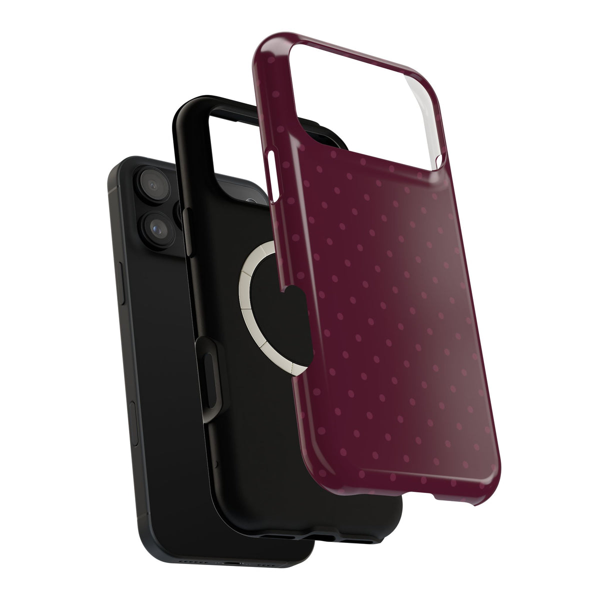 Berry Mini Dots iPhone Case