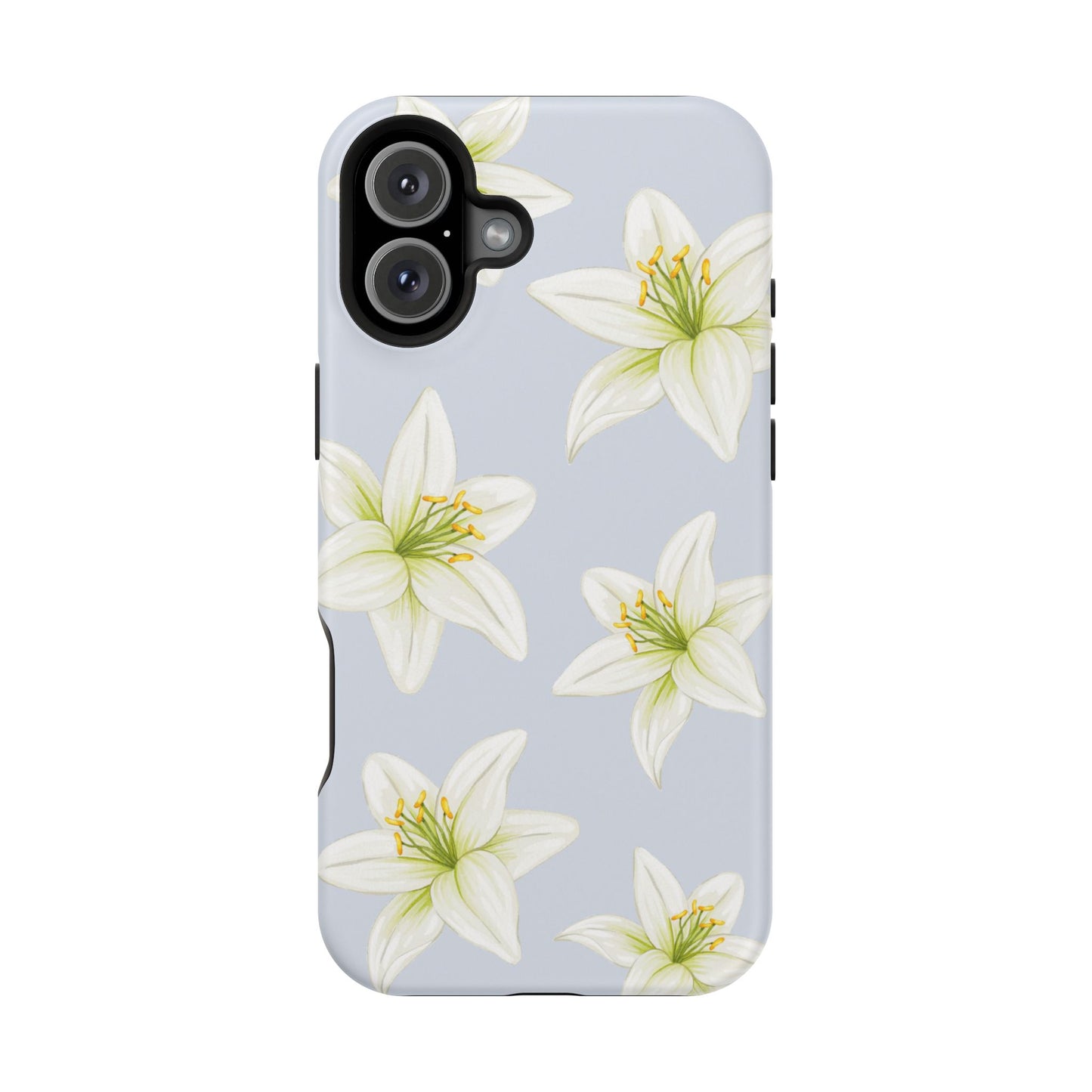 Blue Tiger Lily iPhone Case