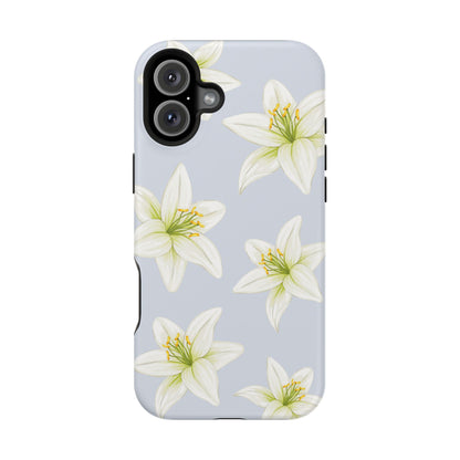 Blue Tiger Lily iPhone Case