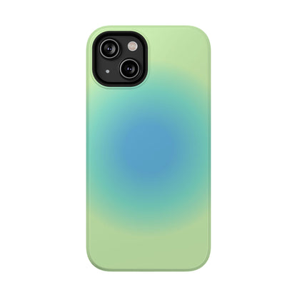 Blue & Green Aura iPhone Case