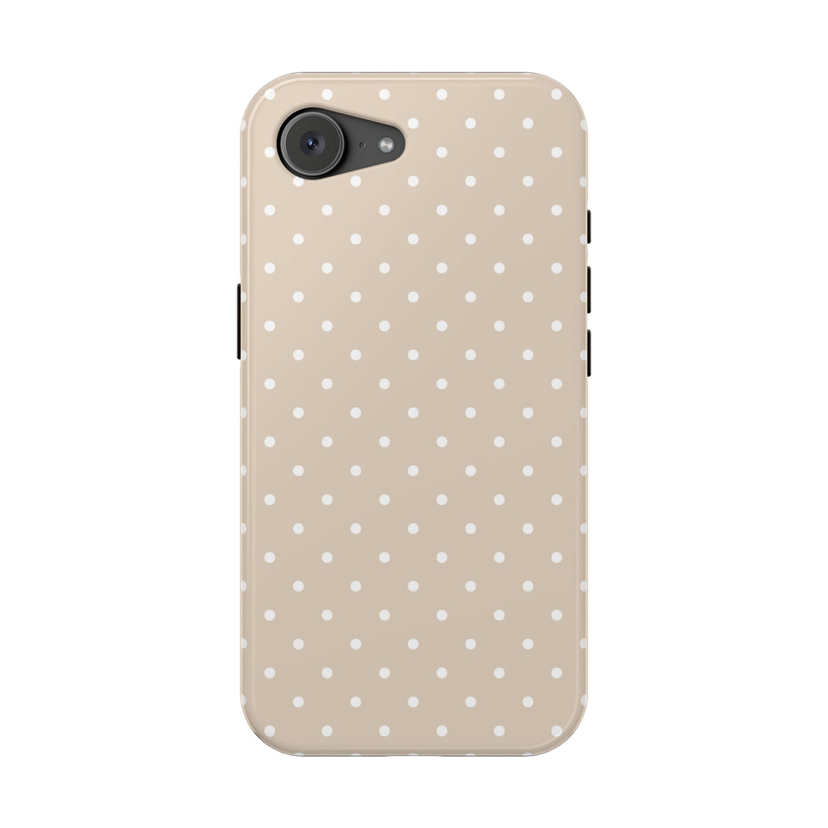 Beige Mini Dots iPhone Case