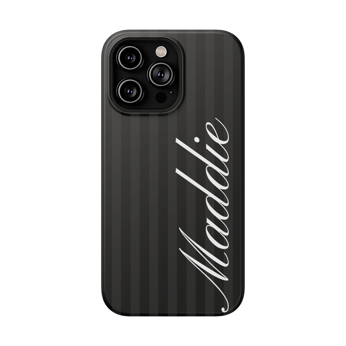 Custom Black Stripes iPhone Case