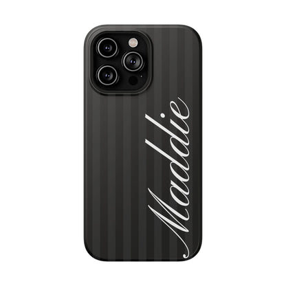 Custom Black Stripes iPhone Case