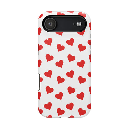 Red Heart Mania iPhone Case