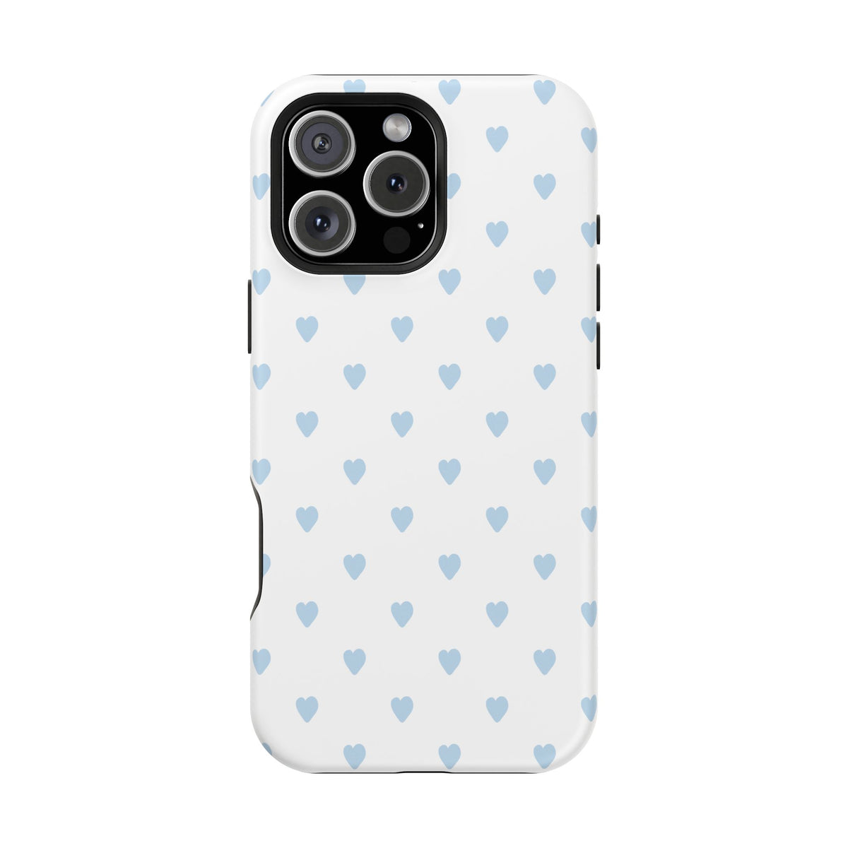 Blue Little Hearts iPhone Case