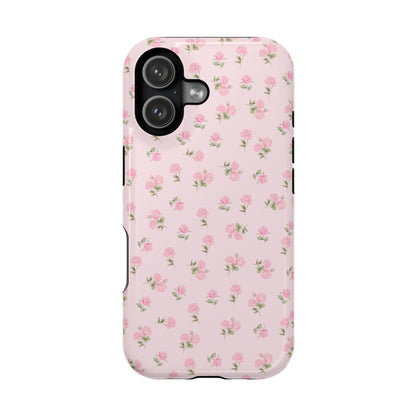 Pink Ditsy Roses iPhone Case from Stella Cases