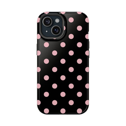 Sweet Midnight Polka Dots iPhone Case