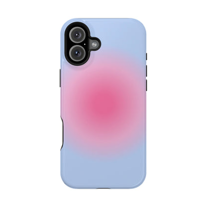 Pink & Blue Aura iPhone Case