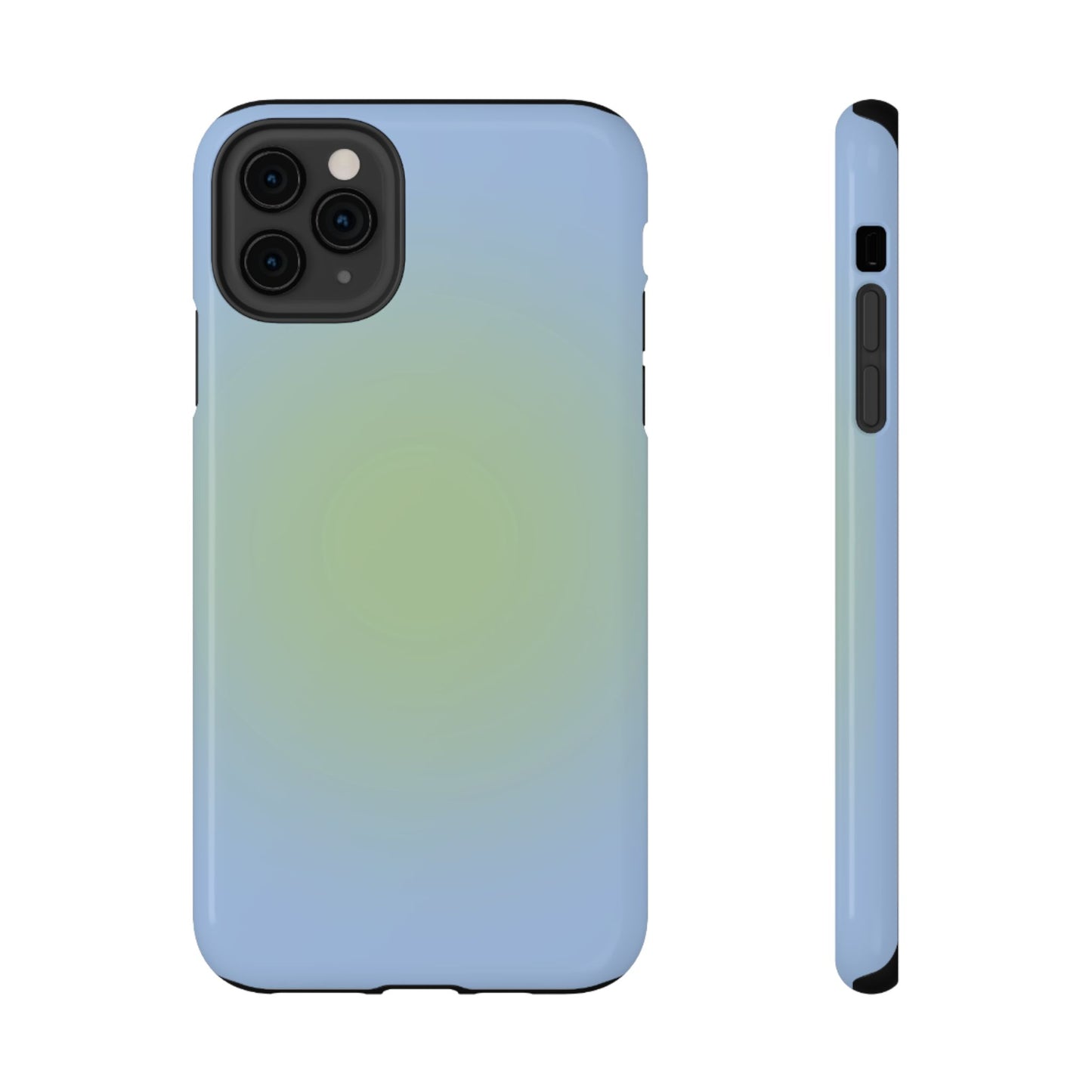 Blue & Green Aura iPhone Case
