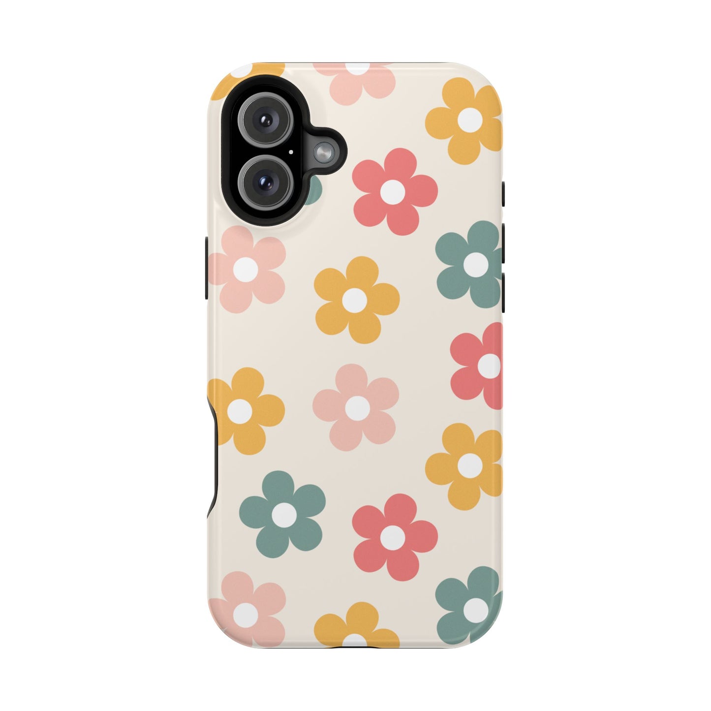 Boho Retro Flowers iPhone Case