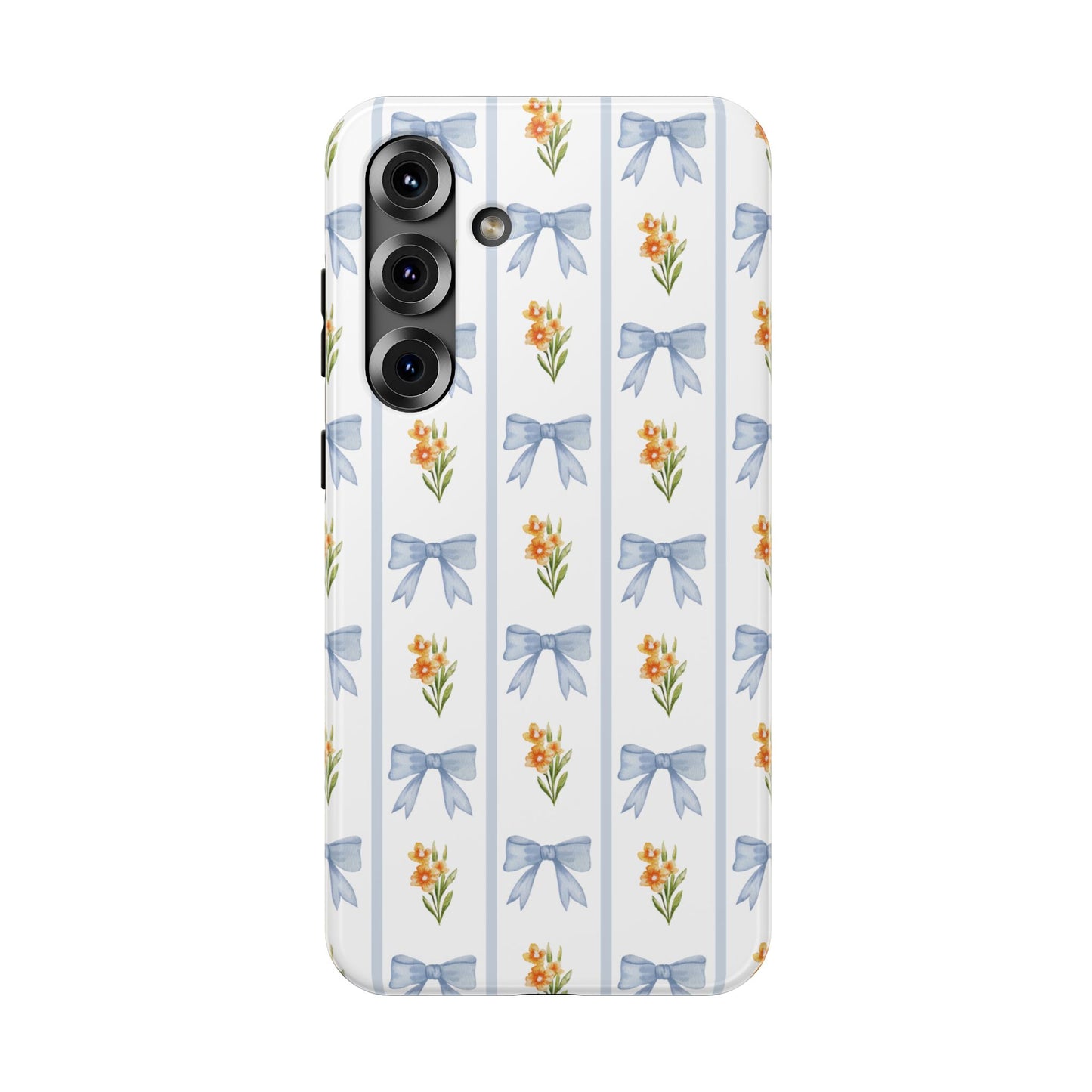 Blue Bows Samsung Case