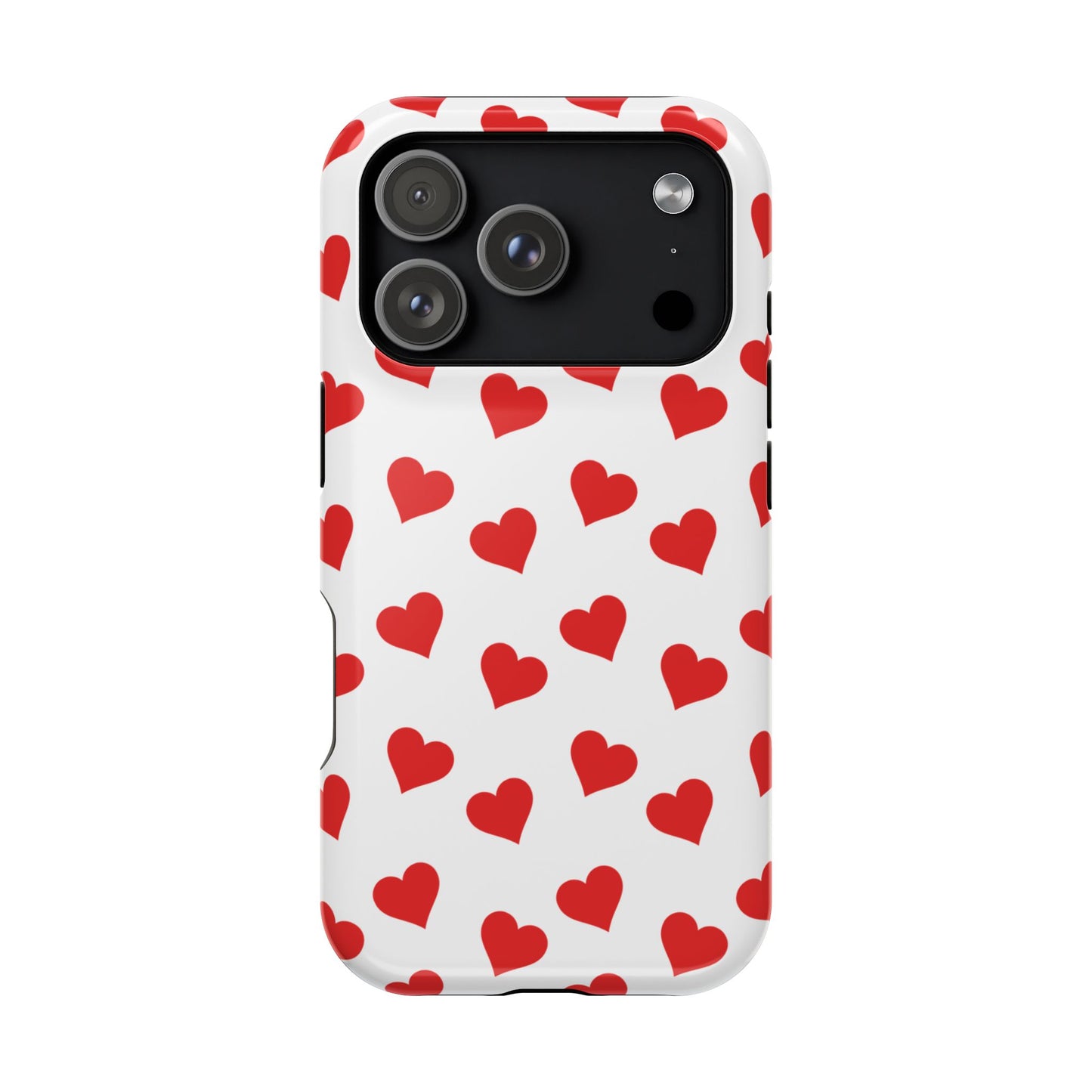 Red Heart Mania iPhone Case