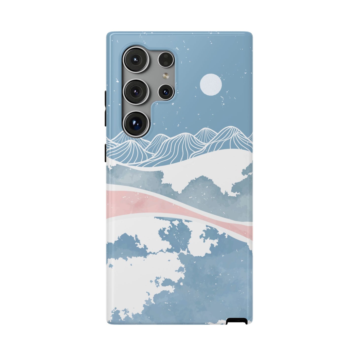 Blue Winter Night Samsung Case