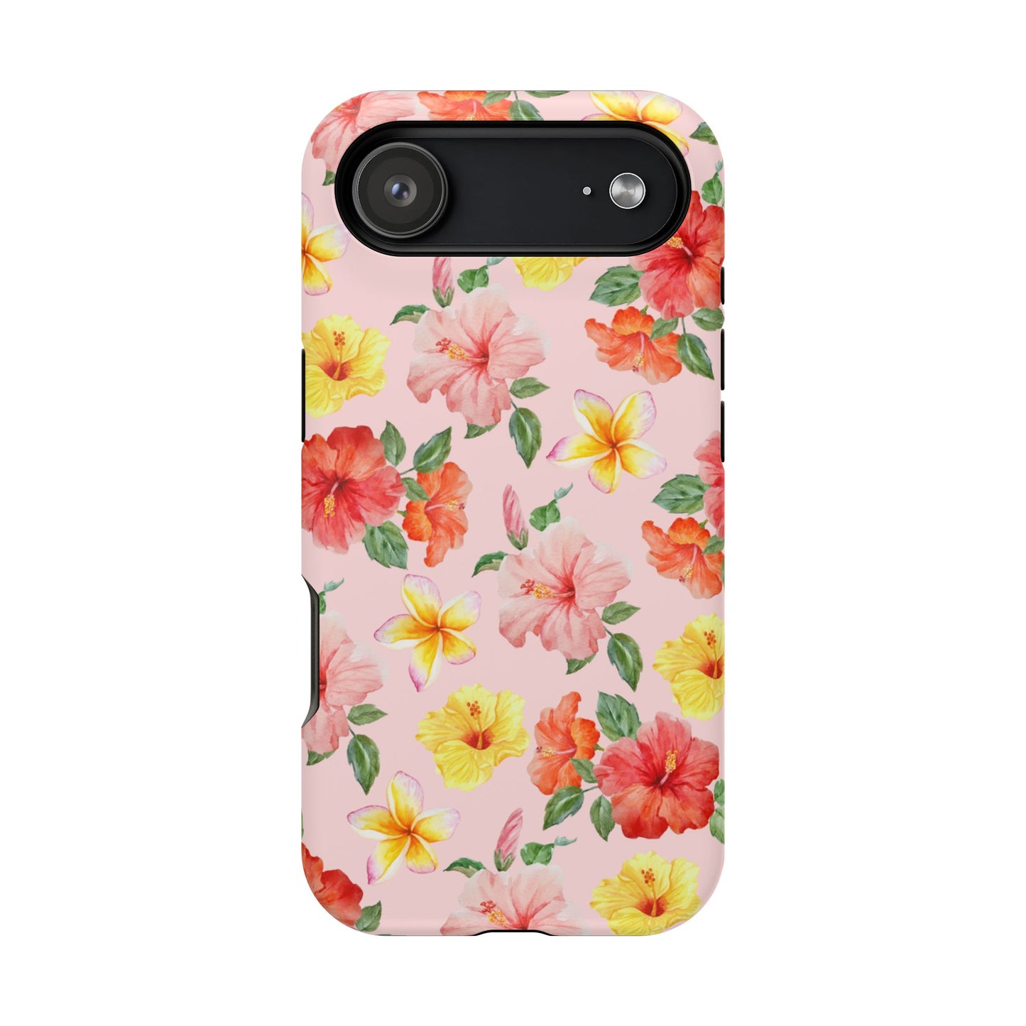 Pink Hibiscus Bloom iPhone Case