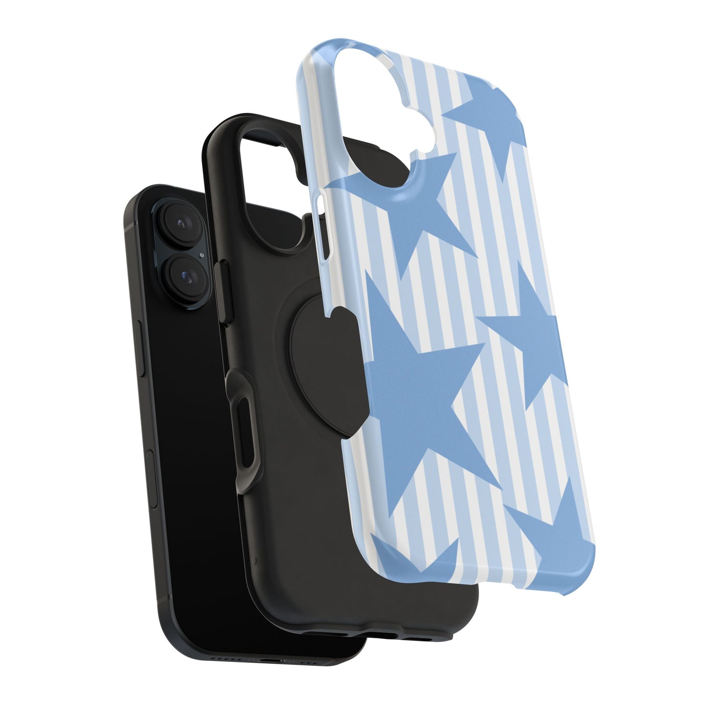 Blueberry Star iPhone Case