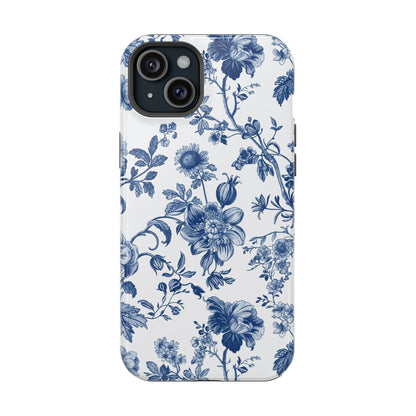 French Navy Toile iPhone Case