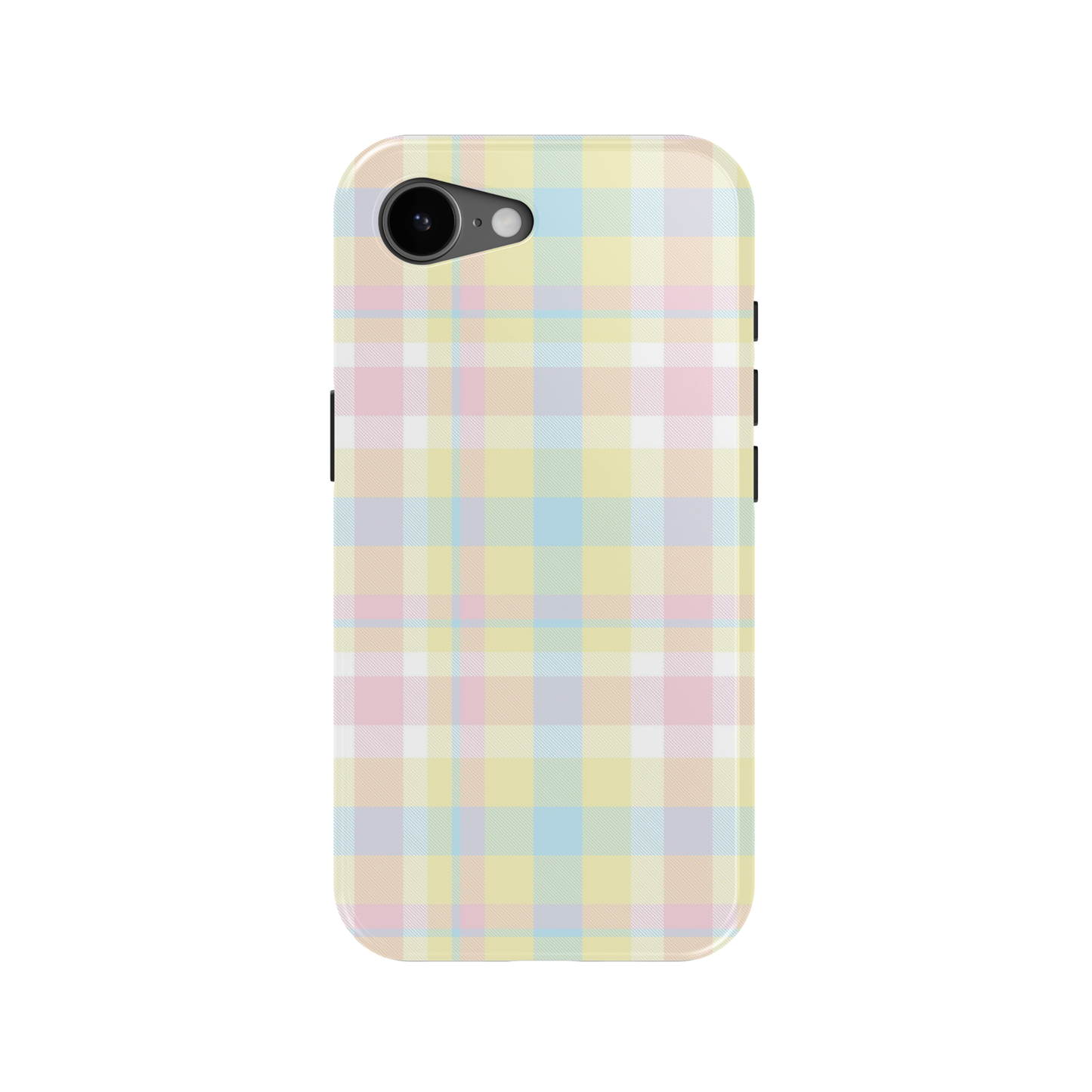 Buttercream Plaid iPhone Case