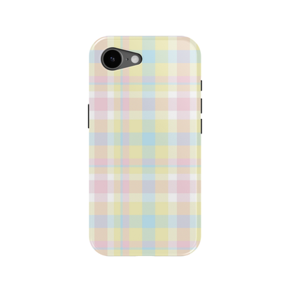 Buttercream Plaid iPhone Case