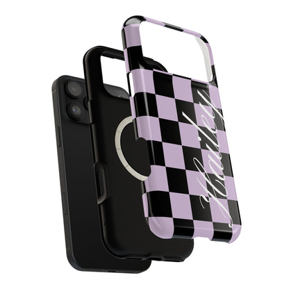 Custom Witchy Checkered iPhone Case