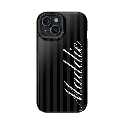 Custom Black Stripes iPhone Case