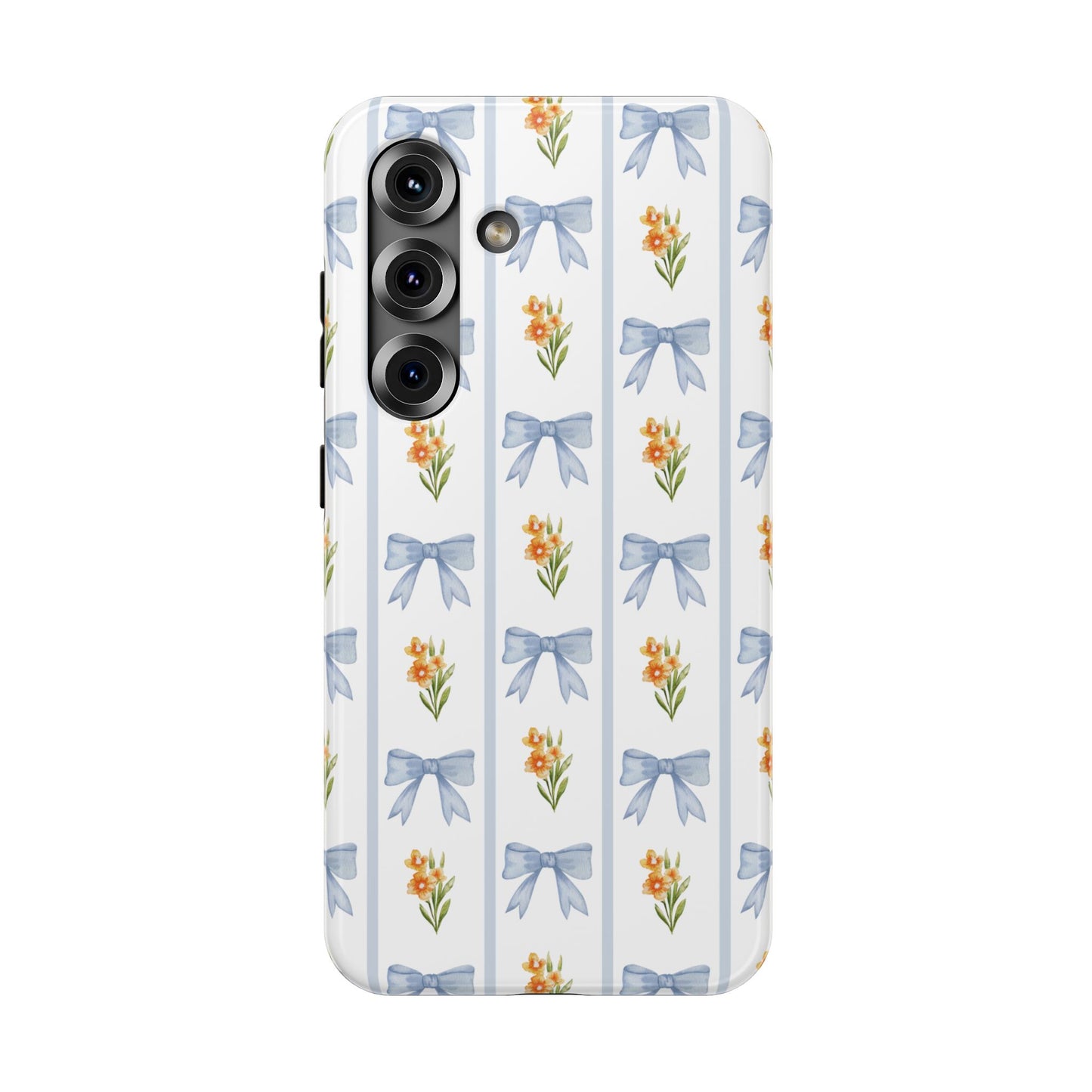 Blue Bows Samsung Case