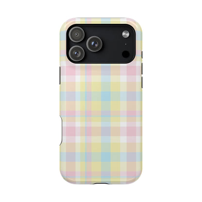 Buttercream Plaid iPhone Case