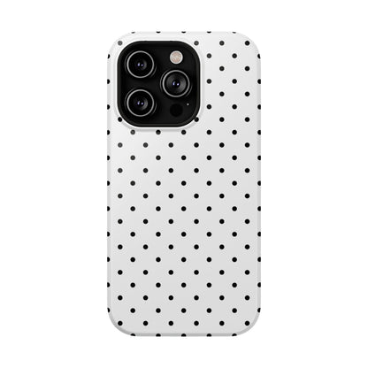 Black Mini Dots iPhone Case