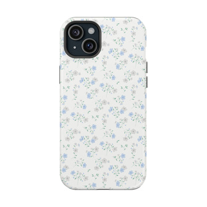 Blue Floral Ditsy iPhone Case
