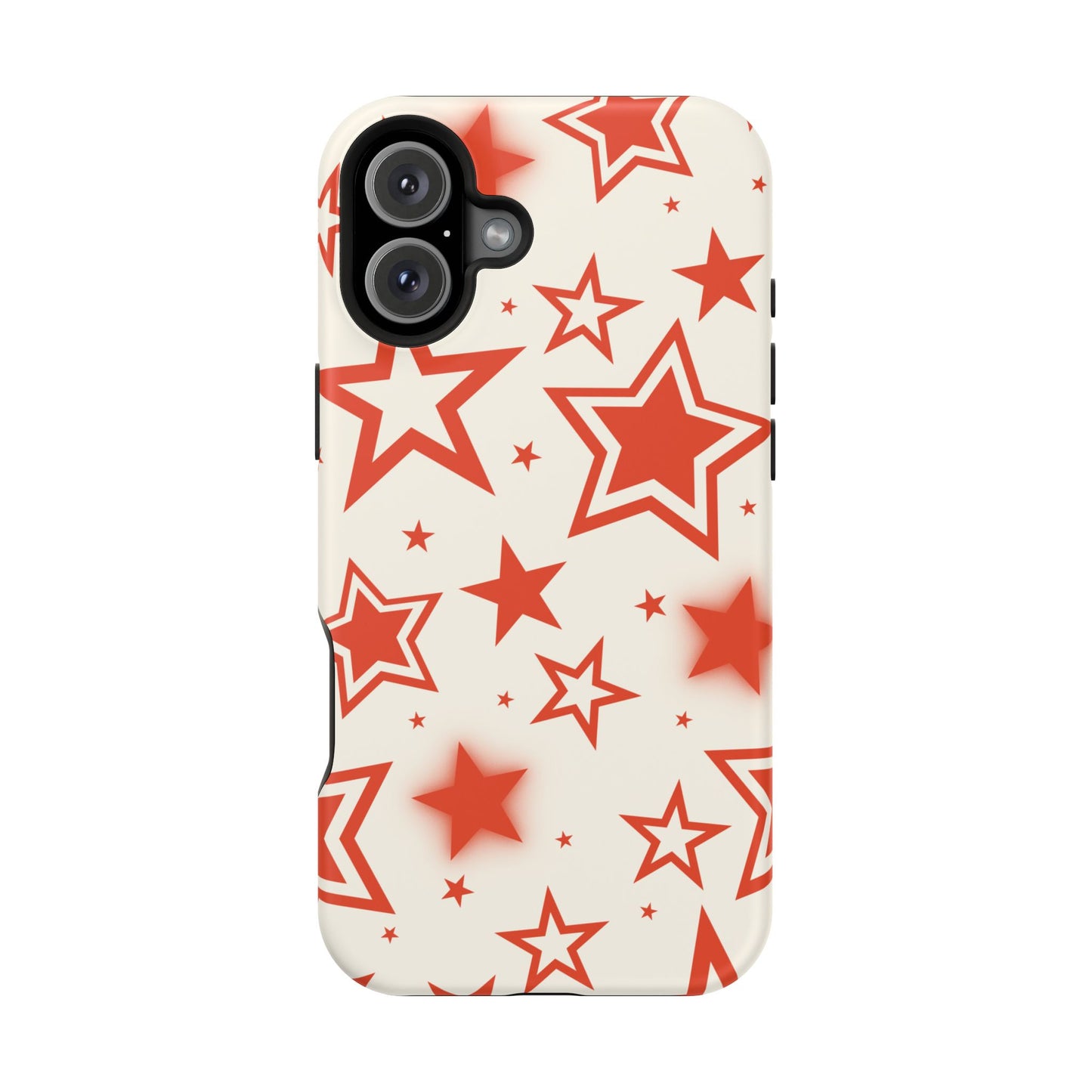 Red Stardust iPhone Case