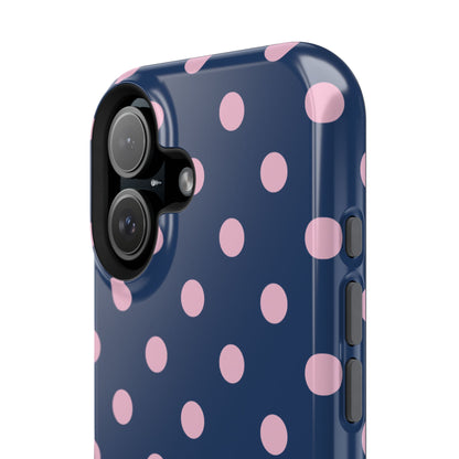 Periwinkle Polka Dots iPhone Case