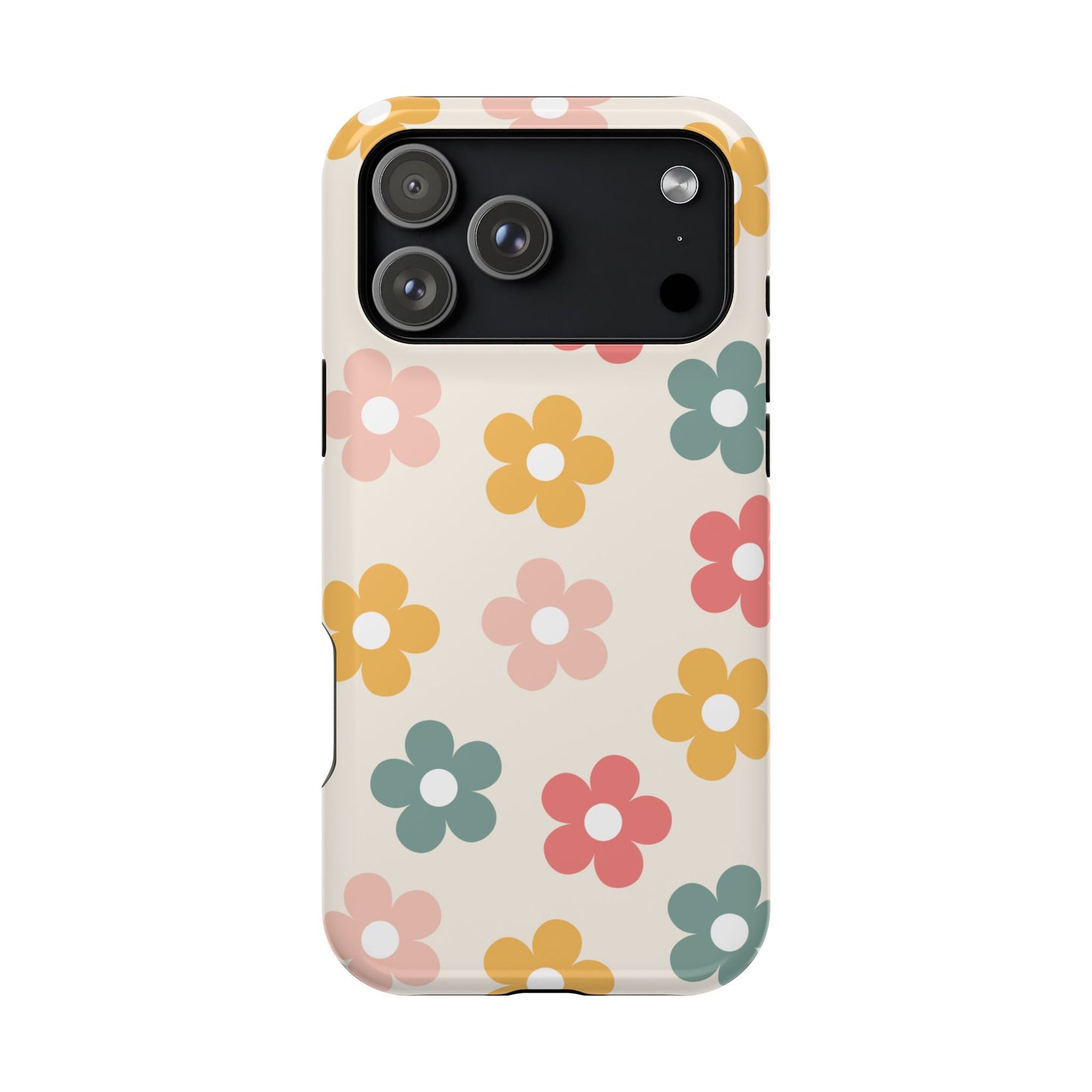 Boho Retro Flowers iPhone Case